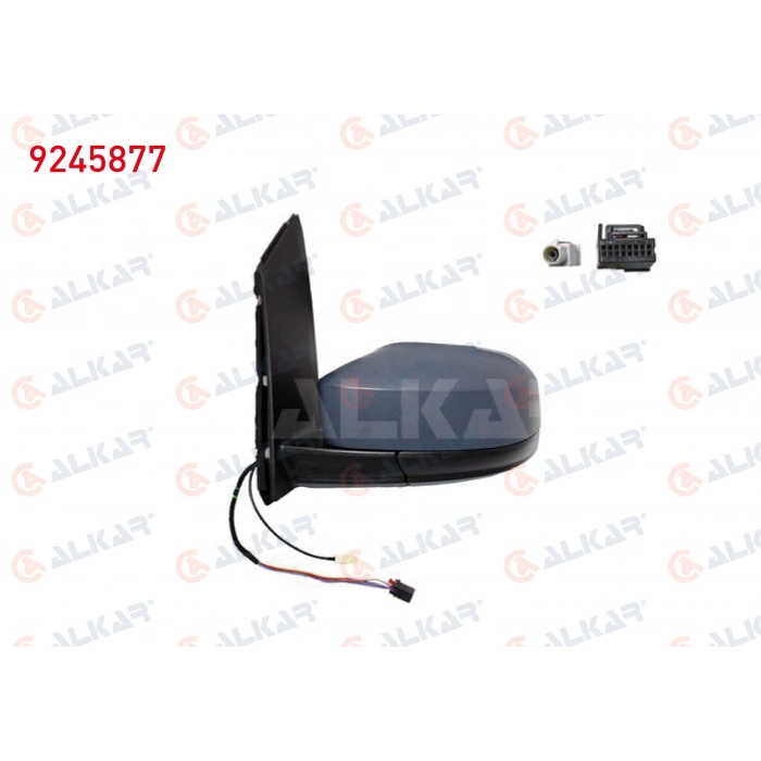 DIS DIKIZ AYNASI SOL ASTARLI KATLANIR ANTENLI ISITMALI ELEKTRIKLI 7 PIN VOLKSWAGEN CADDY 2015-2020 (A1)