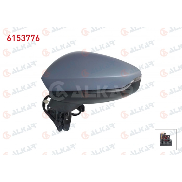 DIS DIKIZ AYNASI SOL ELEKTRIKLI ASFERIK ASTARLI OTOMATIK KATLANIR SINYALLI HAFIZALI LEDLI 14 PIN AUDI A3 SPORTBACK 2019- (A1)