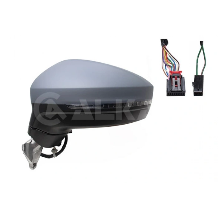 DIS DIKIZ AYNASI SOL ELEKTRIKLI ASFERIK ISITMALI ASTARLI OTOMATIK KATLANIR SINYALLI 15 PIN ALT AYDINLATMA HAFIZALI VOLKSWAGEN TIGUAN 2016- (A1)