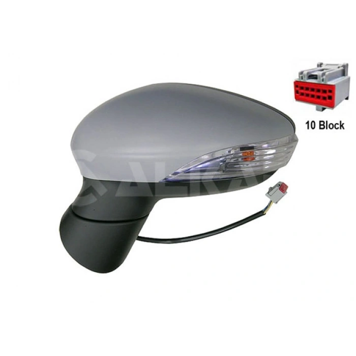 DIS DIKIZ AYNASI SOL ELEKTRIKLI ASFERIK ISITMALI ASTARLI SINYALLI 6 PIN FORD FIESTA VI 2012-2016 (A1)