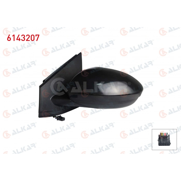 DIS DIKIZ AYNASI SOL ELEKTRIKLI ISITMALI ASTARLI 5 PIN DACIA SANDERO/STEPWAY II (B8_) 2021- / JOGGER 2022- / LOGAN III 2021-
