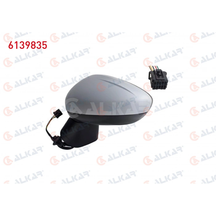 DIS DIKIZ AYNASI SOL ELEKTRIKLI ISITMALI ASTARLI 5 PIN OPEL CROSSLAND X (P17) 2017- (A1)