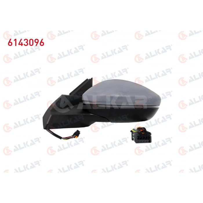 DIS DIKIZ AYNASI SOL ELEKTRIKLI ISITMALI ASTARLI OTOMATIK KATLANIR 7 PIN SEAT LEON (1P1) 2009- (A1)