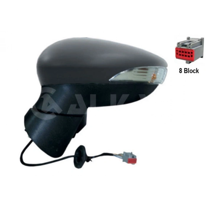 DIS DIKIZ AYNASI SOL ELEKTRIKLI ISITMALI ASTARLI OTOMATIK KATLANIR SINYALLI 8 PIN FORD FIESTA VI 2008-2012