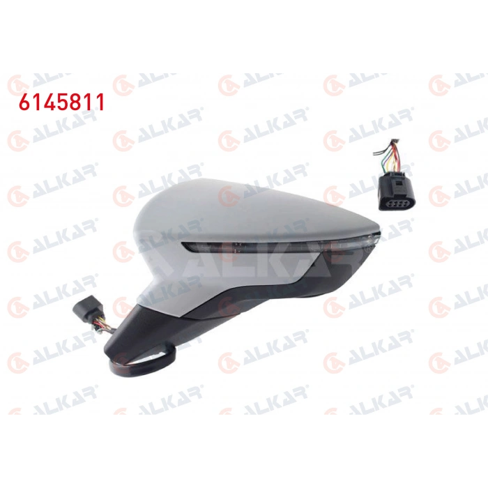 DIS DIKIZ AYNASI SOL ELEKTRIKLI ISITMALI ASTARLI OTOMATIK KATLANIR SINYALLI 8 PIN SEAT IBIZA V (KJ1) 2017- (A1)