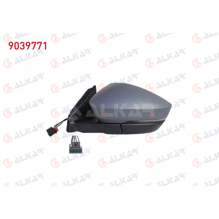 DIS DIKIZ AYNASI SOL ELEKTRIKLI ISITMALI ASTARLI SINYALLI 6 PIN SKODA KAROQ 2017- (A1)