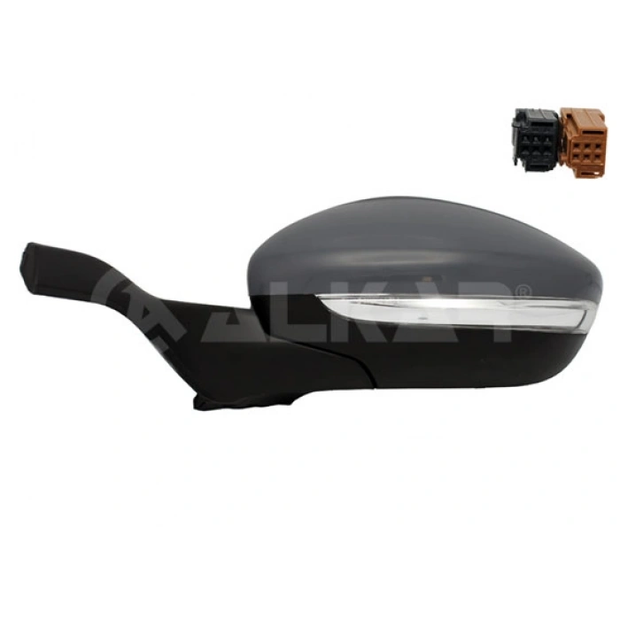 DIS DIKIZ AYNASI SAG ELEKTRIKLI ISITMALI ASTARLI SENSORLU SINYALLI 9 PIN PEUGEOT 208 2012- / PEUGEOT 2008 2013-