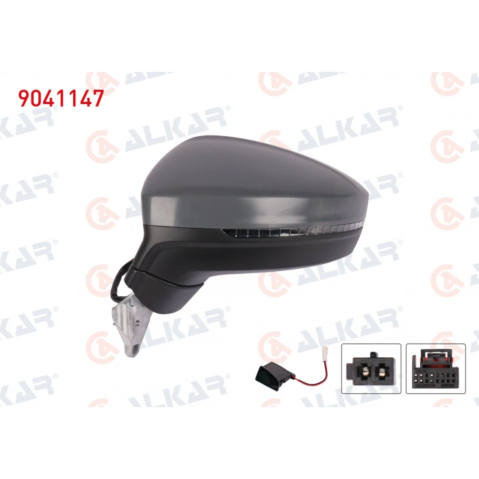 DIS DIKIZ AYNASI SOL ELEKTRIKLI ISITMALI ASTARLI SINYALLI ASFERIK KOR NOKTALI 8 PIN VOLKSWAGEN TIGUAN 2017- (A1)