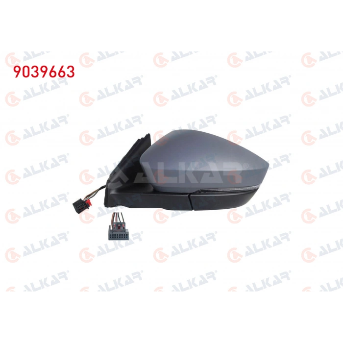 DIS DIKIZ AYNASI SOL ELEKTRIKLI ISITMALI ASTARLI SINYALLI KOR NOKTALI 9 PIN NISSAN QASHQAI 2021- (A1)