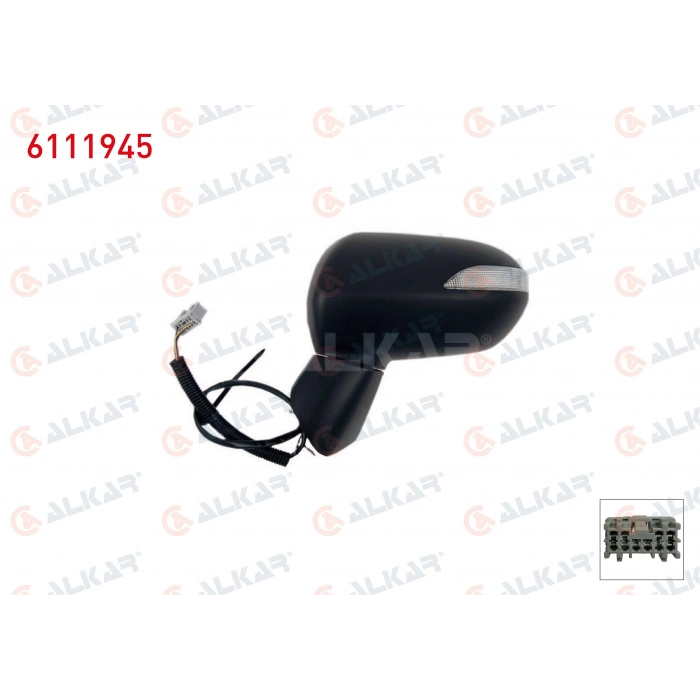 DIS DIKIZ AYNASI SOL ELEKTRIKLI SINYALLI HONDA JAZZ II 2004-2008
