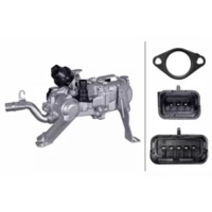 EGR VALFI AV6Q & CA/KOMPLE SOGUTUCU ILE (9671187780) (AV6Q & BA+AV6Q 9U433 AB) FOCUS/C-MAX/FIESTA/COURIER/CONNECT/308/C4 1,5/1,6 TDCI EURO 5 11-