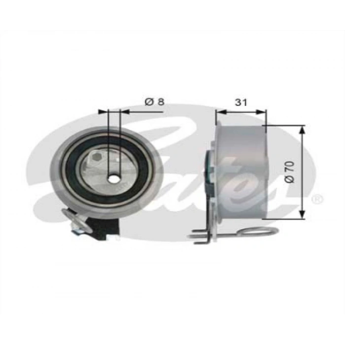 EKSANTRIK GERGI RULMANI AYARLI I30/ELANTRA/MATRIX/COUPE/TUCSON BENZIN 2007-