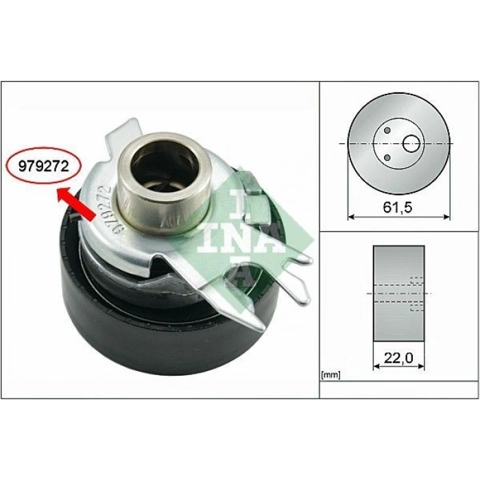 EKSANTRİK GERGİ RULMANI PASSAT A4 1.9 TDI AFN AVG