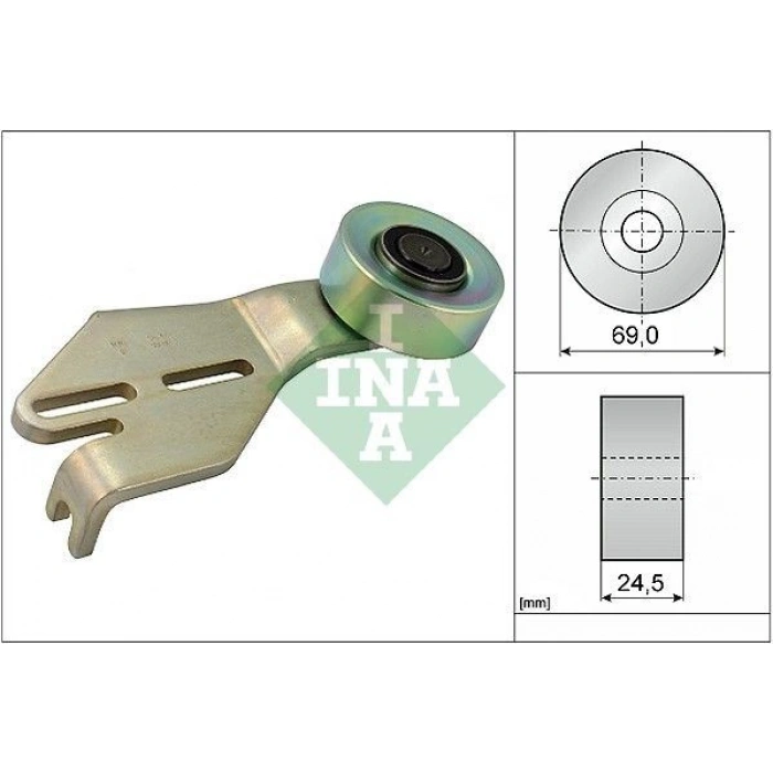 EKSANTRİK GERGİ RULMANI XANTIA 2.1T 12V 9599 XM 2.1D 12V 8900 406 2.1T 12V 9604 605 P