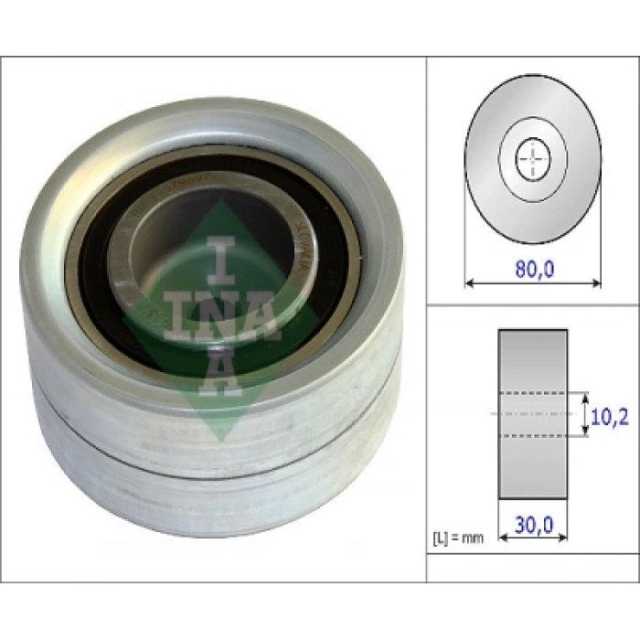 EKSANTRIK GERGI RULMANI YARDIMCI / T42305 POLO-CADDY-T5-PASSAT-CRAFTER CAYB-CAYC-CAYD-CAAA-CAAB-CAGA-CKUB-CKTB-CFWA 1,2 TDI-1,6 TDI-2,0 TDI 10-