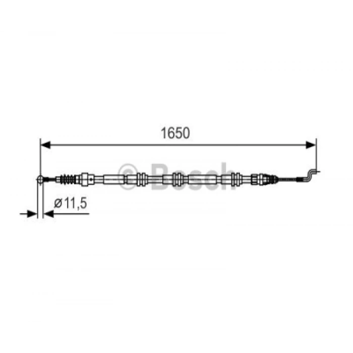 EL FREN TELI ARKA (1650 mm) T5-T6 BM 04-