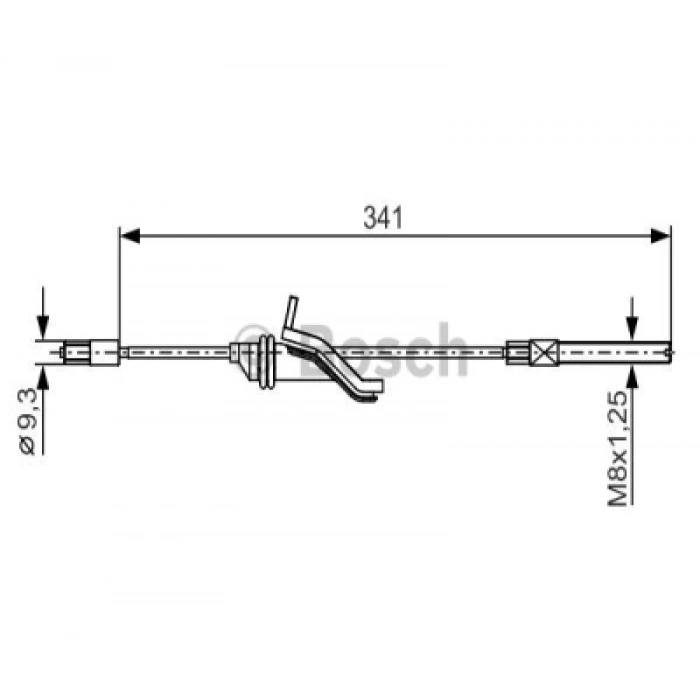 EL FREN TELI ÖN UZUNLUK : 341 MM FOCUS BM 04-11
