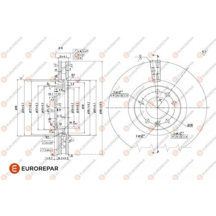 ERP FREN DISK TK :ADET 607 3.0 BNZ. 00-
