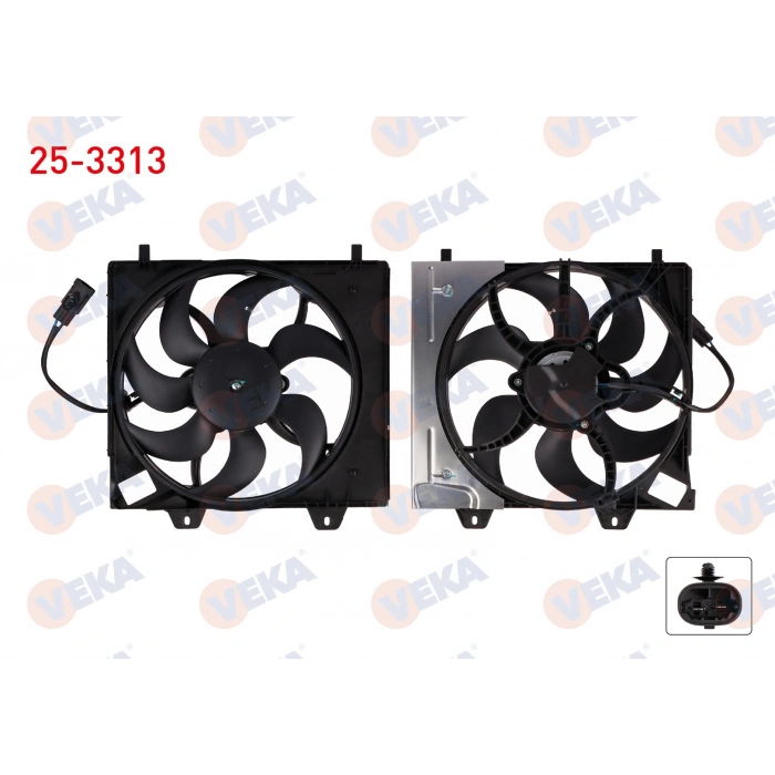 FAN MOTORU 208 II / 2008 II / CORSA F / MOKKA 1.2 BNZ. / 1.5 HDI 19-