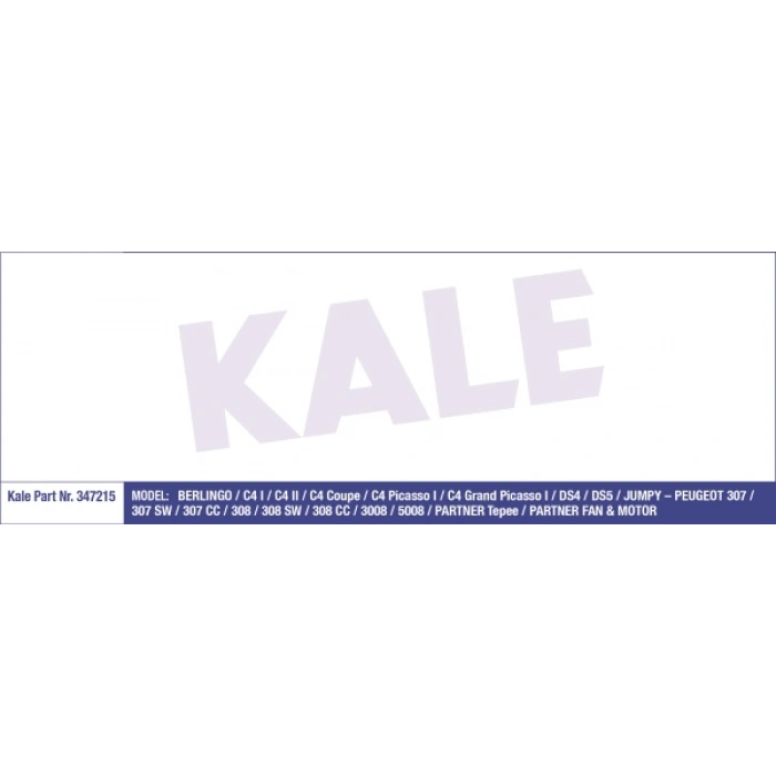 FAN MOTORU 307/308/C4/PARTNER B.M 04-