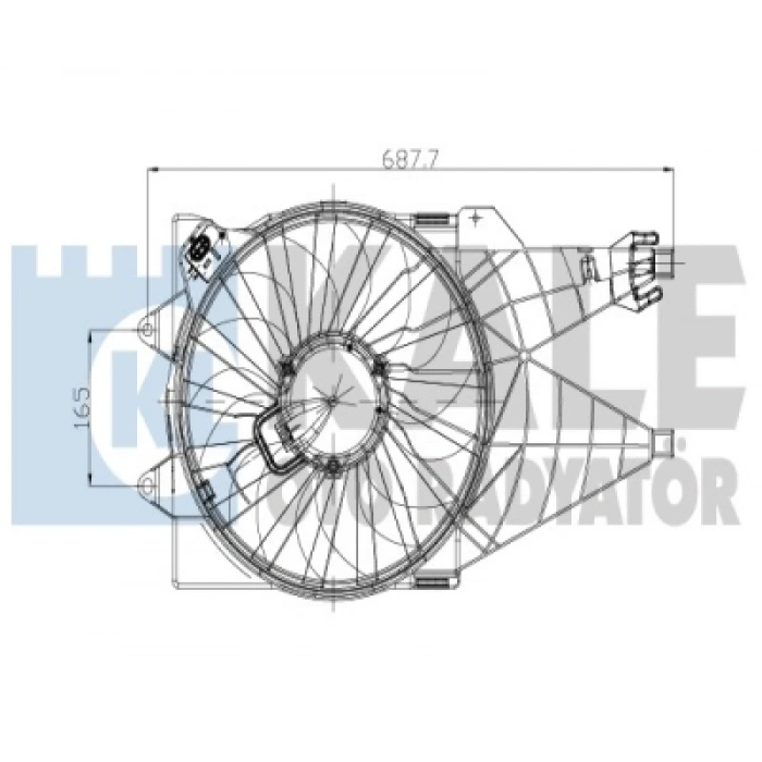 FAN MOTORU AC LINEA 1.3-1.4-1.6 07-