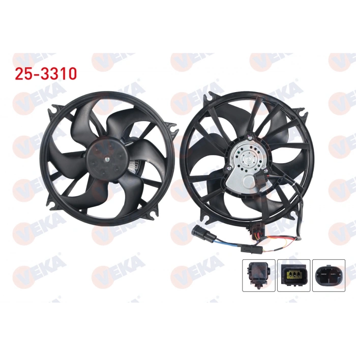 FAN MOTORU BEYINLI PEUGEOT 407 (6D) 1.6 HDI 2004-2011