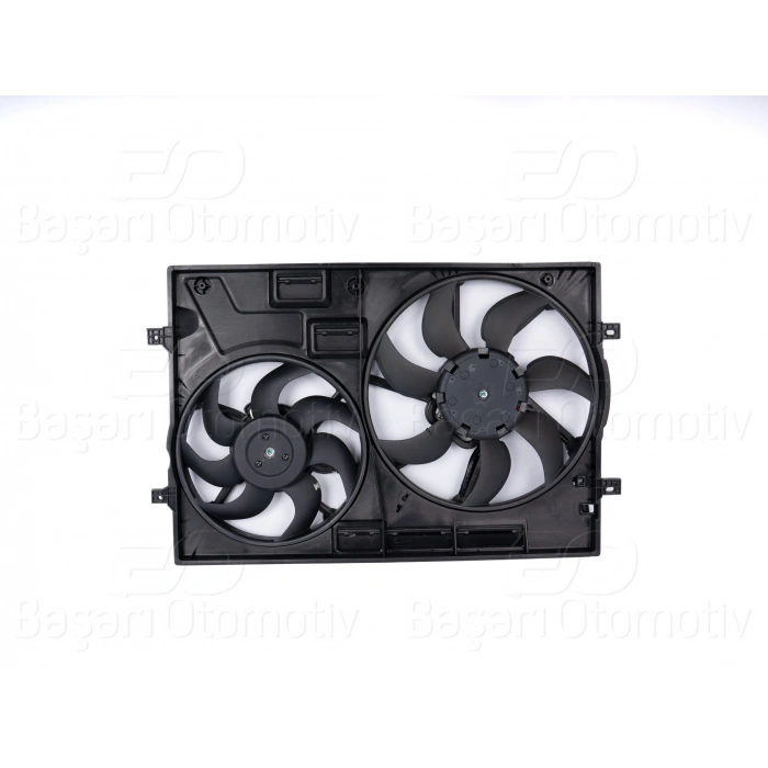 FAN MOTORU DAVLI (370 MM+295 MM-4 FIS) VW ARTEON GOLF7 7.5 PASSAT B8 B8.5 TIGUAN SKODA KODIAQ OCTAVIA 4 SUPERB 3 YETI AUDI A1 A3 Q2 TT SEAT ATECA LEON 1.4 TSI 2.0 GTI 2.0 R 2.0 TDI 13 >