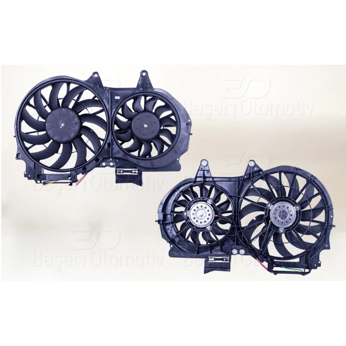FAN MOTORU DAVLI (380 MM-300MM-2 FIS-11 KANAT) AUDI A4 1.6 1.8 T1.8 T QUATTRO 1.9 TDI 2.0 2.0 FSI 2.0 TFSI 00 >