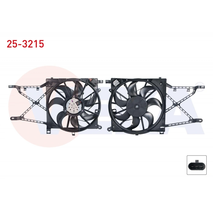 FAN MOTORU DAVLUMBAZLI 3 FISLI ASTRA H ZAFIRA B Z14XEP Z16XEP Z16XER A16XER 04-