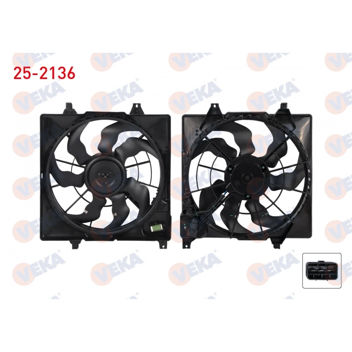 FAN MOTORU DAVLUMBAZLI HYUNDAI TUCSON 1.6 T-GDI 2016-2020 / ELANTRA 1.6 D-CVVT 2016- / KIA SPORTAGE IV 1.6 T-GDI 2015-