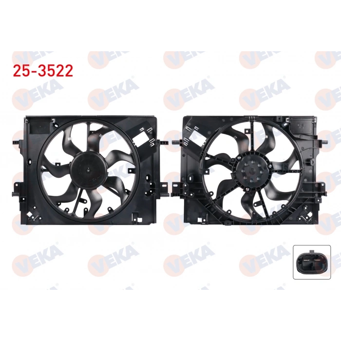 FAN MOTORU DAVLUMBAZLI TEK FANLI RENAULT CLIO V 1.3 Tce - 1.5 BLUE DCI 2020-