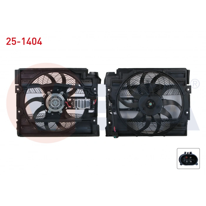 FAN MOTORU DAVLUMBAZLI TEKLI (3 FISLI) BMW 5 SERISI (E39) 520 i - 523 i - 525 i - 525 TDS - 528 i - 530 D - 530 i - 540 i AC+ 1998-2003