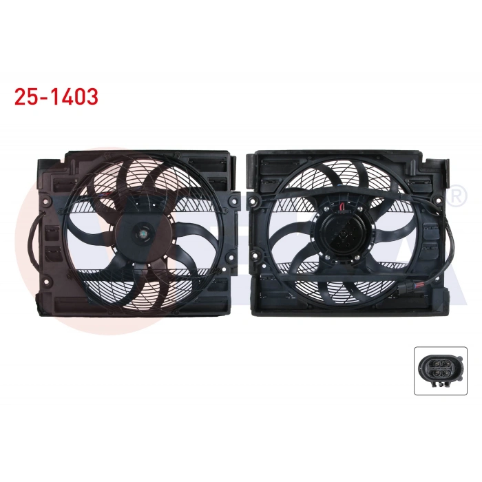 FAN MOTORU DAVLUMBAZLI TEKLI (4 FISLI) BMW 5 SERISI (E39) 520 i - 523 i - 525 i - 525 TDS - 528 i - 530 D - 530 i - 540 i AC+ 1995-1998