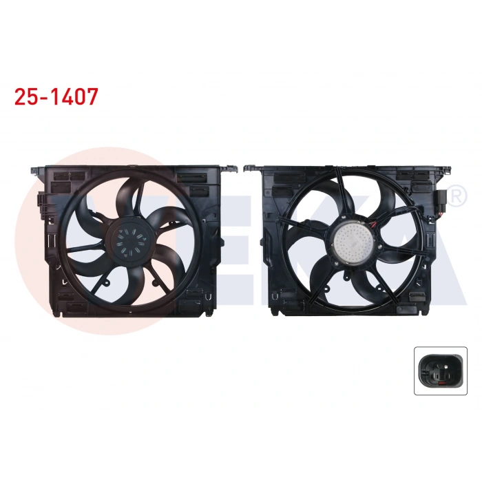 FAN MOTORU DAVLUMBAZLI TEKLI (400W) BMW 5 SERISI (F10) 520 D - 525 D xDrive - 530 D 2010-