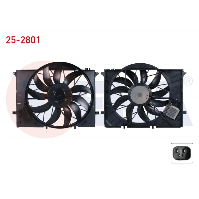FAN MOTORU DAVLUMBAZLI TEKLI 600W (4 FISLI) MERCEDES S SERISI (W220) S 320 - S 320 CDI - S 350 - S 400 CDI - S 500 - S 600 1998-2005