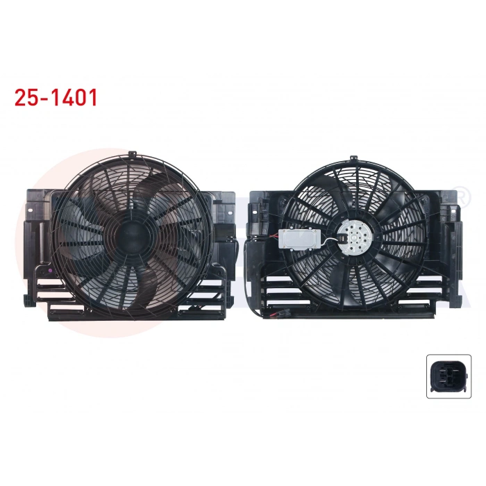 FAN MOTORU DAVLUMBAZLI TEKLI BMW X5 (E53) 3.0 D - 3.0i - 4.4i - 4.6 i - 4.8i 2000-2007