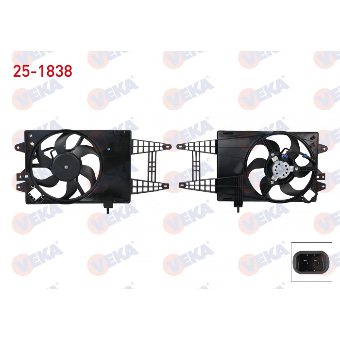 FAN MOTORU DAVLUMBAZLI TEKLI FANLI FIAT PUNTO 1.2, 1.4 1999-2012