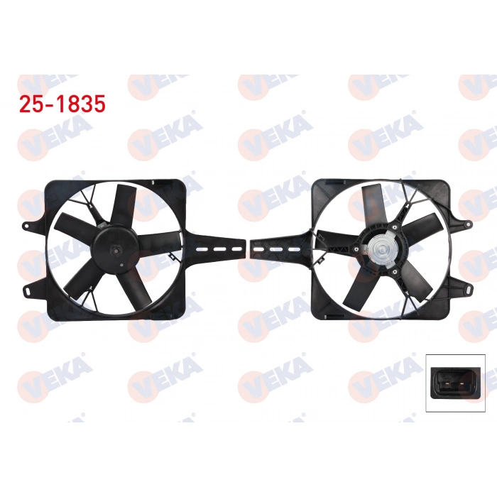 FAN MOTORU DAVLUMBAZLI TEKLI FANLI FIAT UNO 60 1989-1996