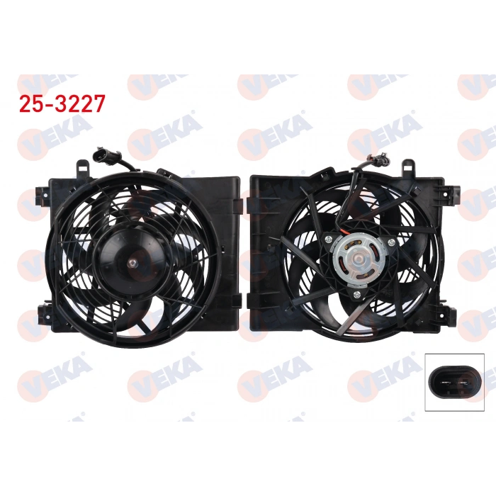 FAN MOTORU DAVLUMBAZLI TEKLI FANLI OPEL CORSA C 1.0, 1.2, 1.4 2000-2009