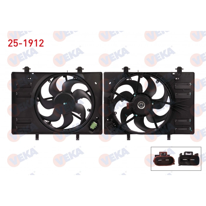 FAN MOTORU DAVLUMBAZLI (TEKLI) FORD TOURNEO COURIER B460 1.5 TDCI 2018-