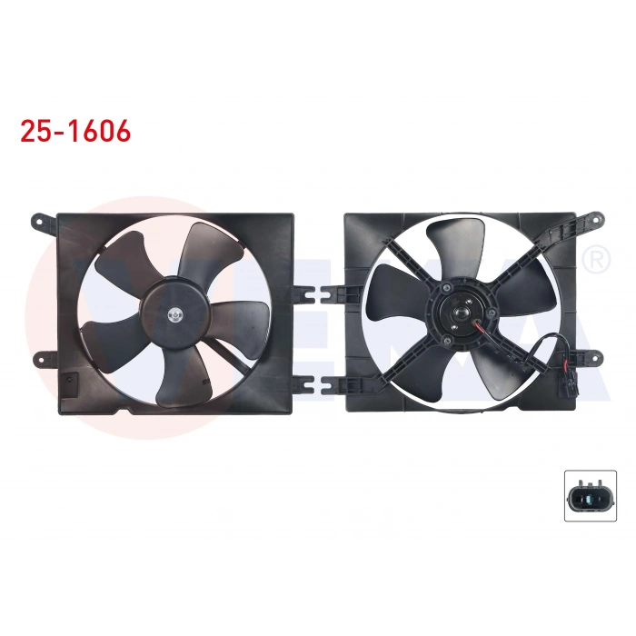 FAN MOTORU KLIMA RADYATORU DAVLUMBAZLI CHEVROLET LACETTI (J200) 1.4i 16v 2006-2012