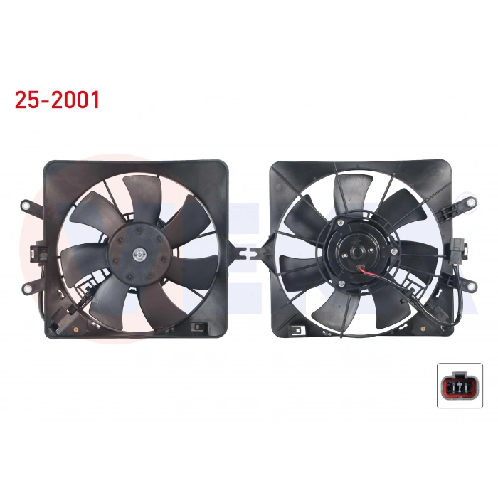 FAN MOTORU KLIMA RADYATORU HONDA JAZZ II (GD) 1.4i DAVLUMBAZLI 2002-2008