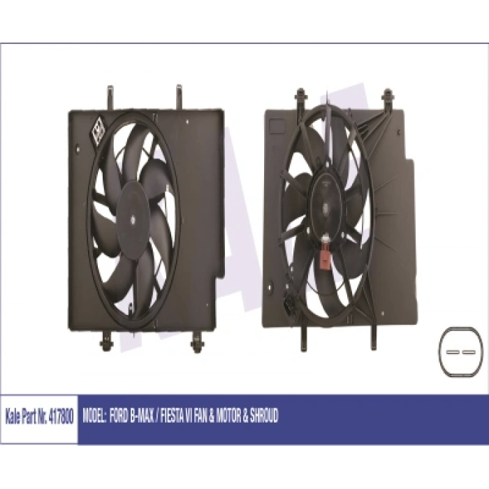 FAN MOTORU KLIMALI 1.4 /1.6 KOMPLE FIESTA BM 09-