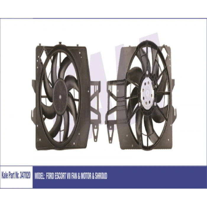 FAN MOTORU KOMPLE (+AC) ESCORT CLX 1.6 1.8 ZETEC 95-