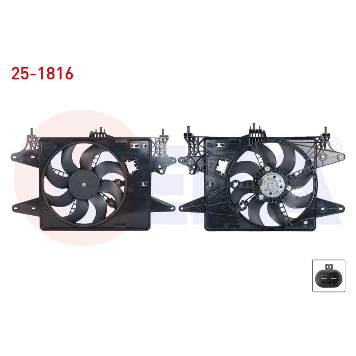 FAN MOTORU KOMPLE DOBLO 1,4-1,6 16V 05-