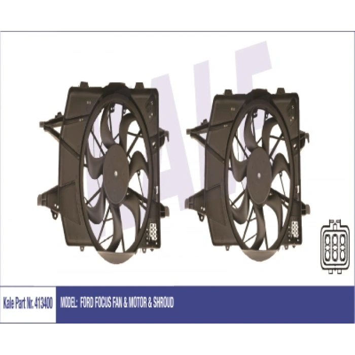 FAN MOTORU KOMPLE TEKLI FOCUS 1,6 ZETEC-S 98-04