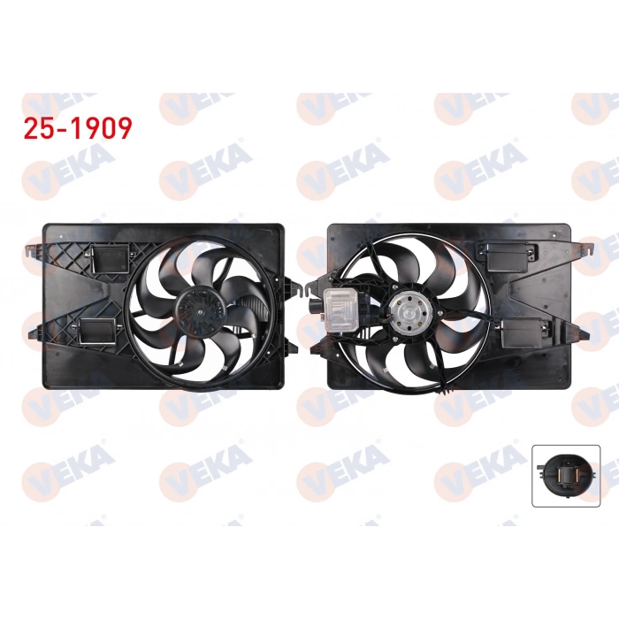FAN MOTORU (KOMPLE TEKLI) MONDEO 2.0 TDCI 01-07