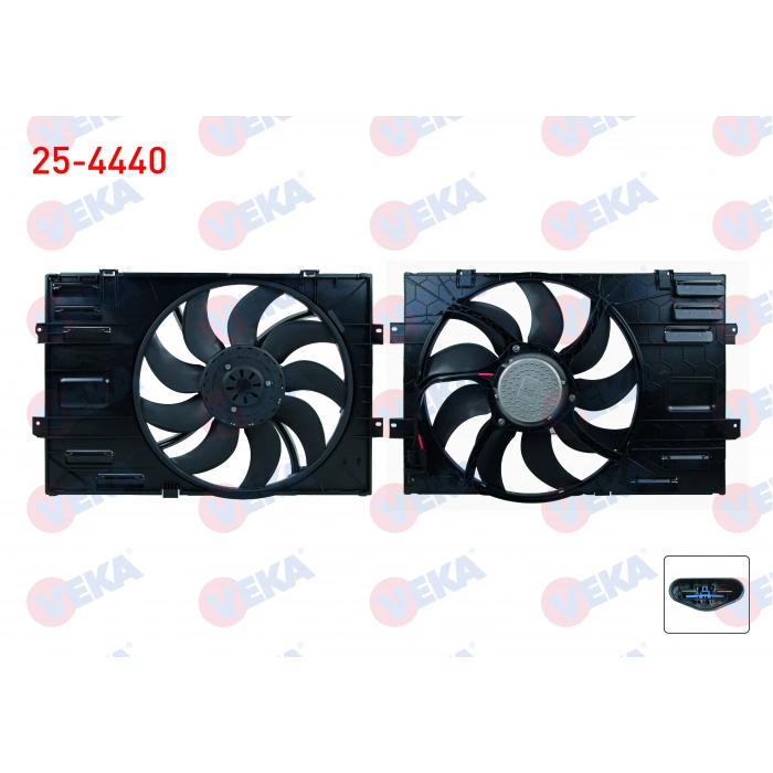 FAN MOTORU KOMPLE VOLKSWAGEN TRANSPORTER T6 - T7 2.0 TDI BITDI 2015-