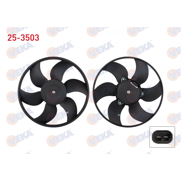 FAN MOTORU (MOTOR+PERVANE) SU RADYATORU RENAULT KANGOO (KC0/1) 1.9 DTI 1998-2008