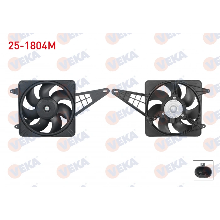 FAN MOTORU SOKETLI TOFAS DKS 1.6 1993-2002 CAP 300MM / 160W